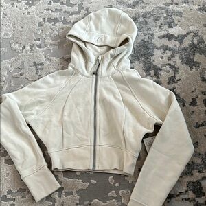 Lululemon zip cropped scuba